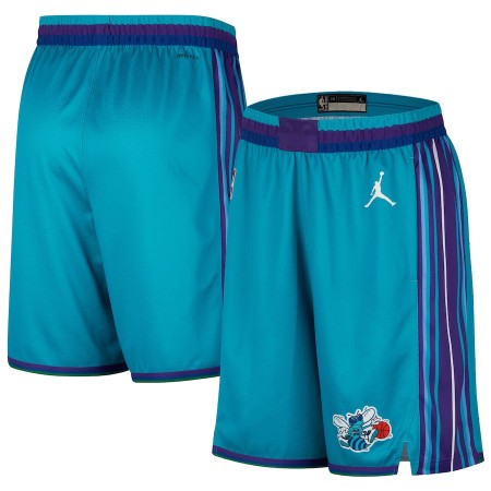 Charlotte Hornets Kratke hlače Jordan 2023-24 Classic Edition Teal Swingman